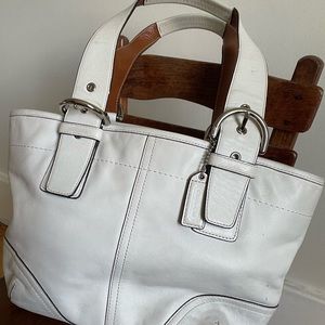 White coach purse